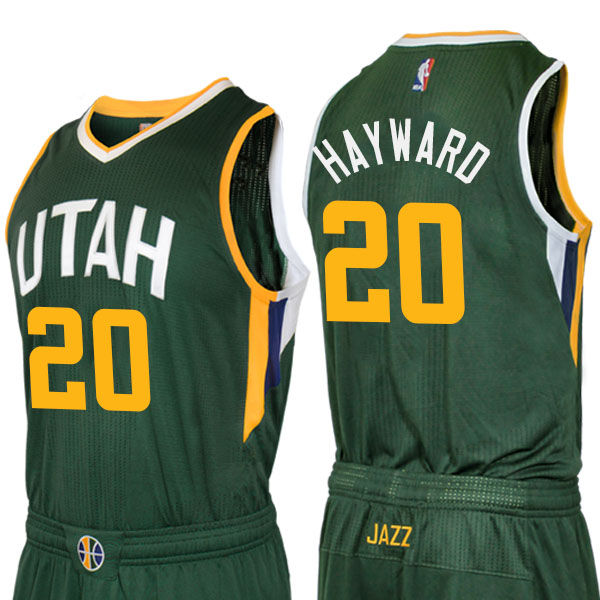 Thumbnail: Gordon Hayward Utah Jazz Authentic Adidas Jersey