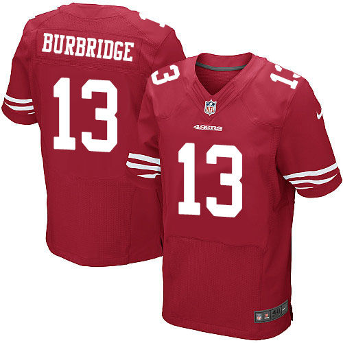 Thumbnail: Aaron Burbridge San Francisco 49ers Nike Elite Jersey