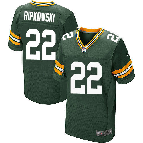 Thumbnail: Aaron Ripkowski Green Bay Packers Nike Elite Jersey