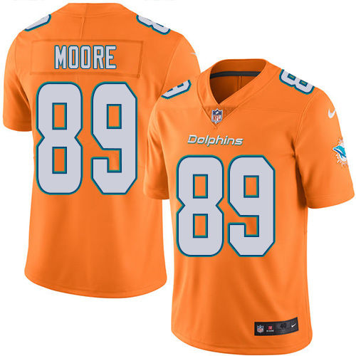 Thumbnail: Nat Moore Miami Dolphins Nike Elite Jersey