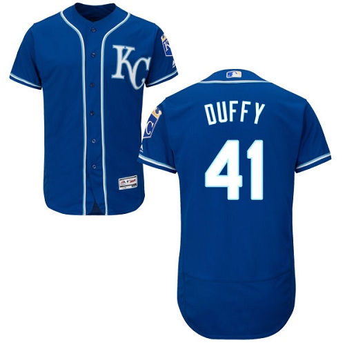 Thumbnail: Danny Duffy Kansas City Royals Majestic Jersey