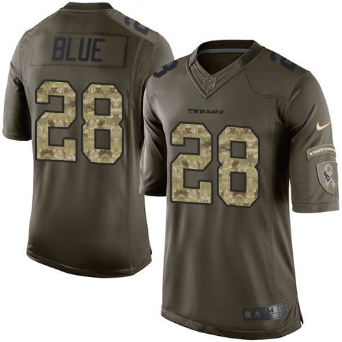 Thumbnail: Alfred Blue Houston Texans Nike Elite Jersey