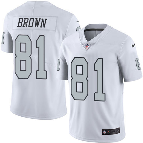 Thumbnail: Tim Brown Oakland Raiders Nike Elite Jersey