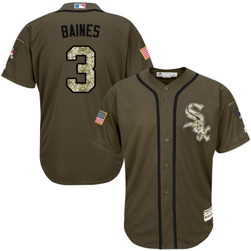 Thumbnail: Harold Baines Chicago White Sox Majestic Jersey