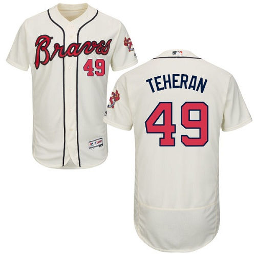 Thumbnail: Julio Teheran Atlanta Braves Majestic Jersey