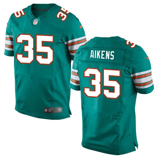 Thumbnail: Walt Aikens Miami Dolphins Nike Elite Jersey