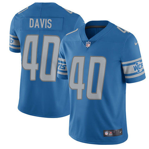 Thumbnail: Jarrad Davis Detroit Lions Nike Elite Jersey