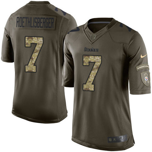 Thumbnail: Ben Roethlisberger Pittsburgh Steelers Nike Elite Jersey