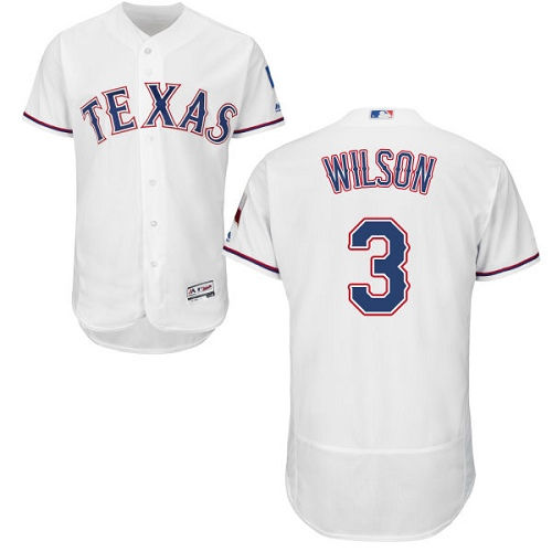 Thumbnail: Russell Wilson Texas Rangers Majestic Jersey