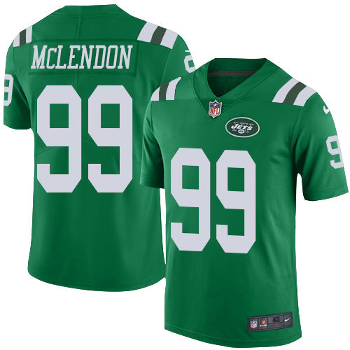 Thumbnail: Steve McLendon New York Jets Nike Elite Jersey