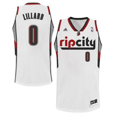 Thumbnail: Damian Lillard Portland Trail Blazers Authentic Adidas Jersey