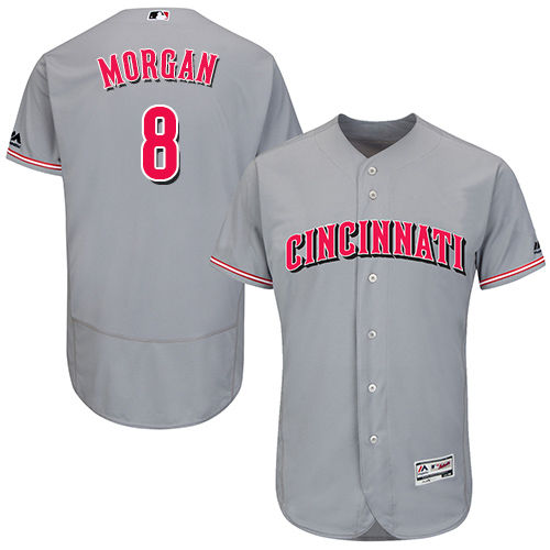 Thumbnail: Joe Morgan Cincinnati Reds Majestic Jersey