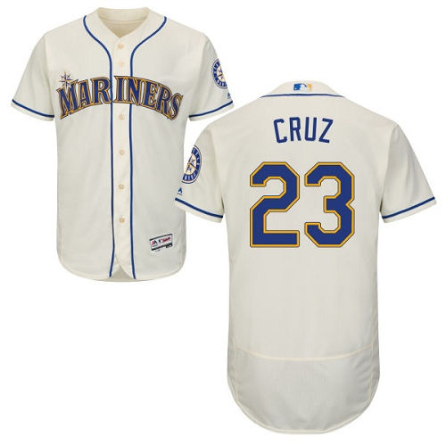 Thumbnail: Nelson Cruz Seattle Mariners Majestic Jersey
