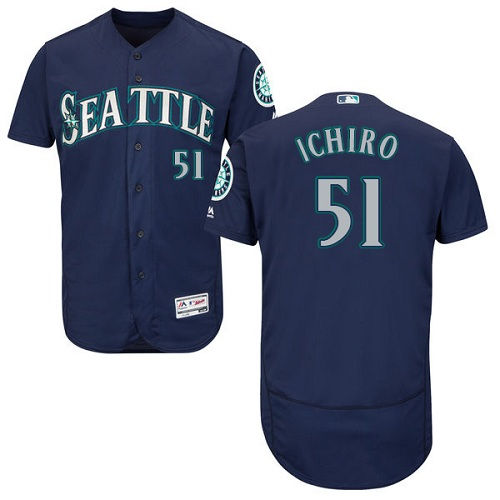 Thumbnail: Ichiro Suzuki Seattle Mariners Majestic Jersey