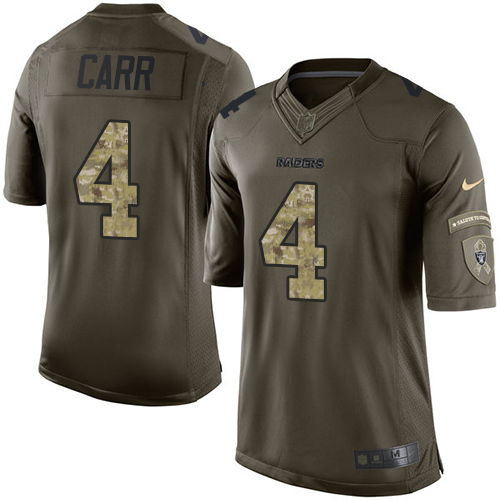 Thumbnail: Derek Carr Oakland Raiders Nike Elite Jersey