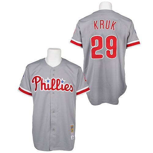 Thumbnail: John Kruk Philadelphia Phillies Majestic Jersey
