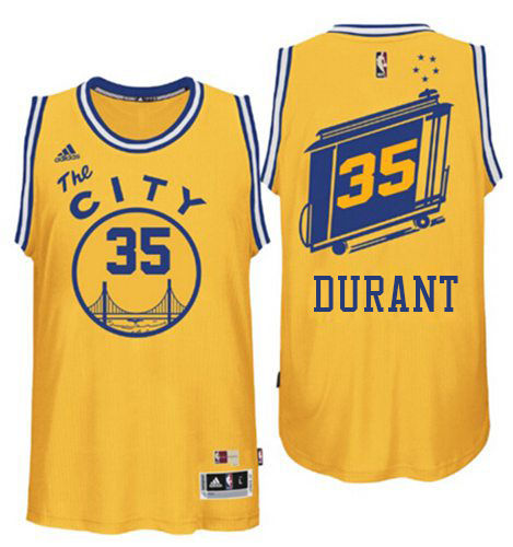 Thumbnail: Kevin Durant Golden State Warriors Authentic Adidas Jersey