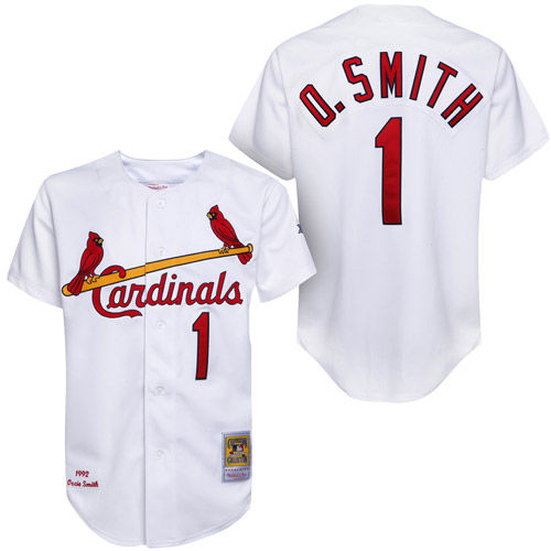 Thumbnail: Ozzie Smith St. Louis Cardinals Majestic Jersey
