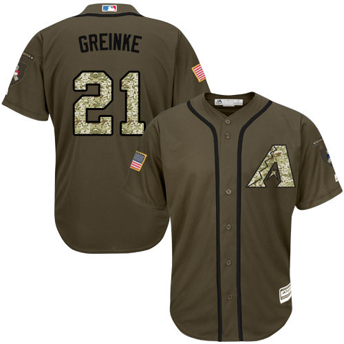 Thumbnail: Zack Greinke Arizona Diamondbacks Majestic Jersey