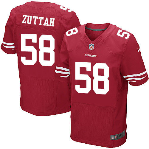 Thumbnail: Jeremy Zuttah San Francisco 49ers Nike Elite Jersey