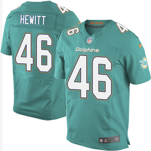Thumbnail: Neville Hewitt Miami Dolphins Nike Elite Jersey