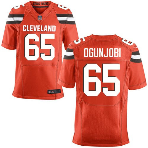 Thumbnail: Larry Ogunjobi Cleveland Browns Nike Elite Jersey