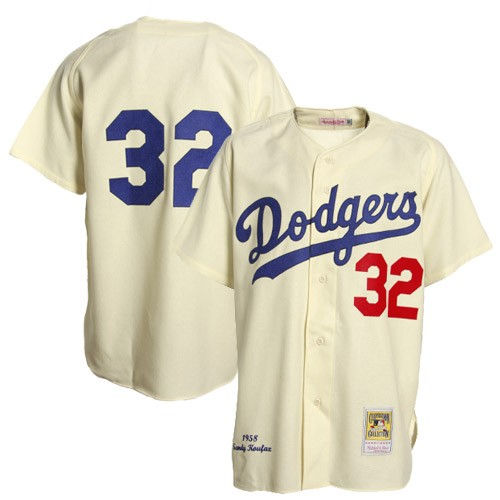 Thumbnail: Sandy Koufax Los Angeles Dodgers Majestic Jersey