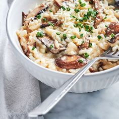 * Le Risotto aux champignons! *
