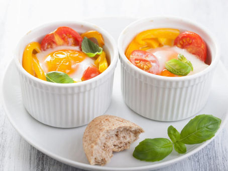 * Oeufs cocotte à la tomate *