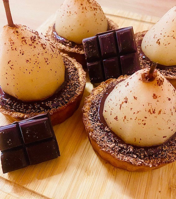 tarte poire chocolat