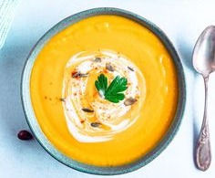 * Soupe de patate douce au lait de Coco *