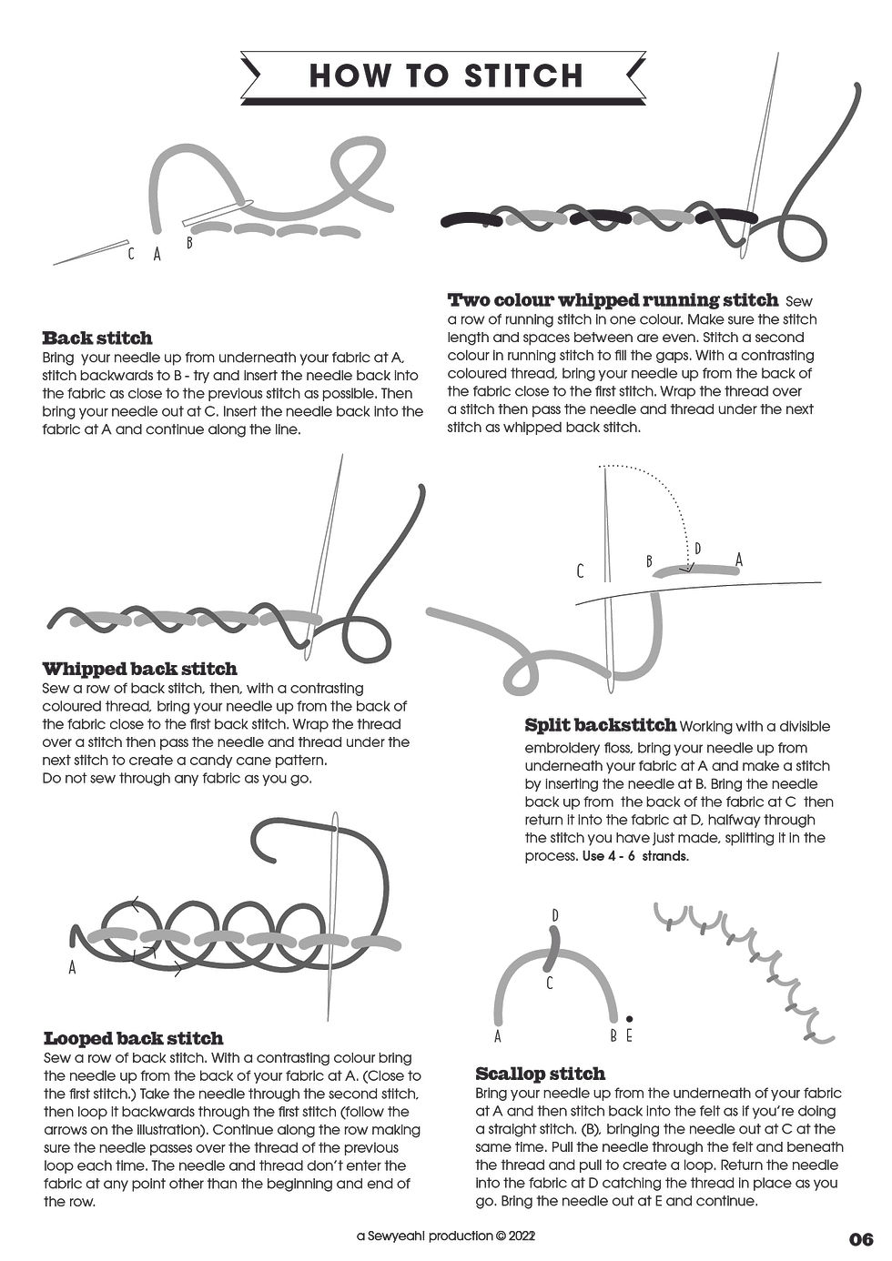 Thumbnail: Build-A-Bug embroidery pattern PDF