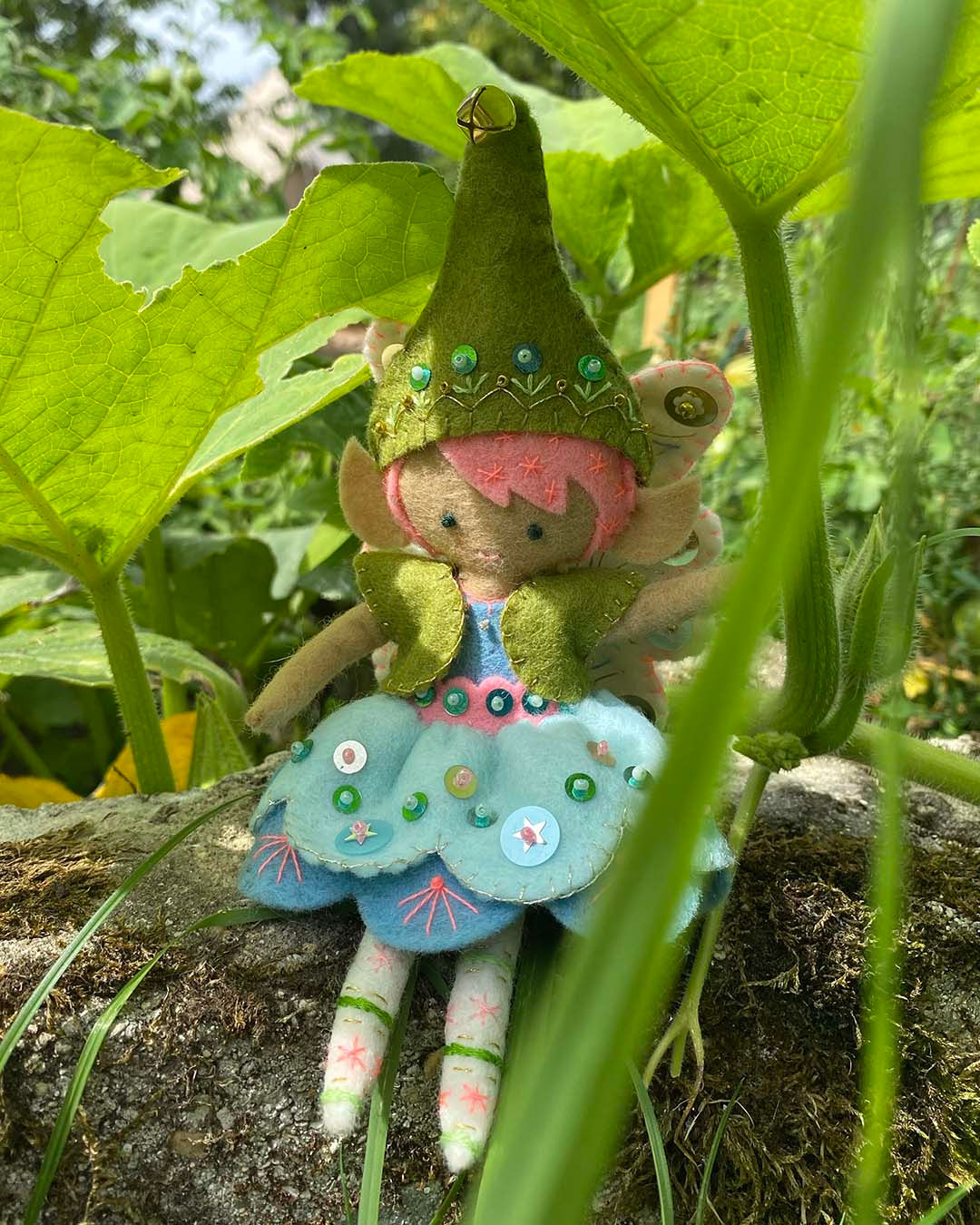 Elfies and Festive Wardrobe embroidery pattern PDF