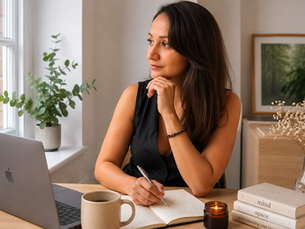 Cognitive Behavioral Hypnotherapist writing about overthinking and anxiety.
