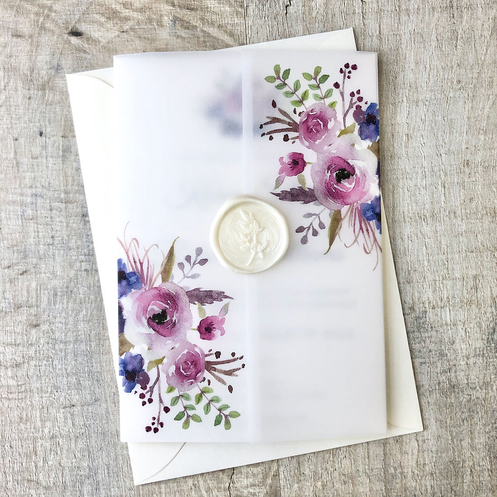 Thumbnail: floral invite