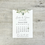 Thumbnail: save the date with greenery printed at the top