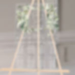 Botanical Greenery Wedding Acrylic Table Plan