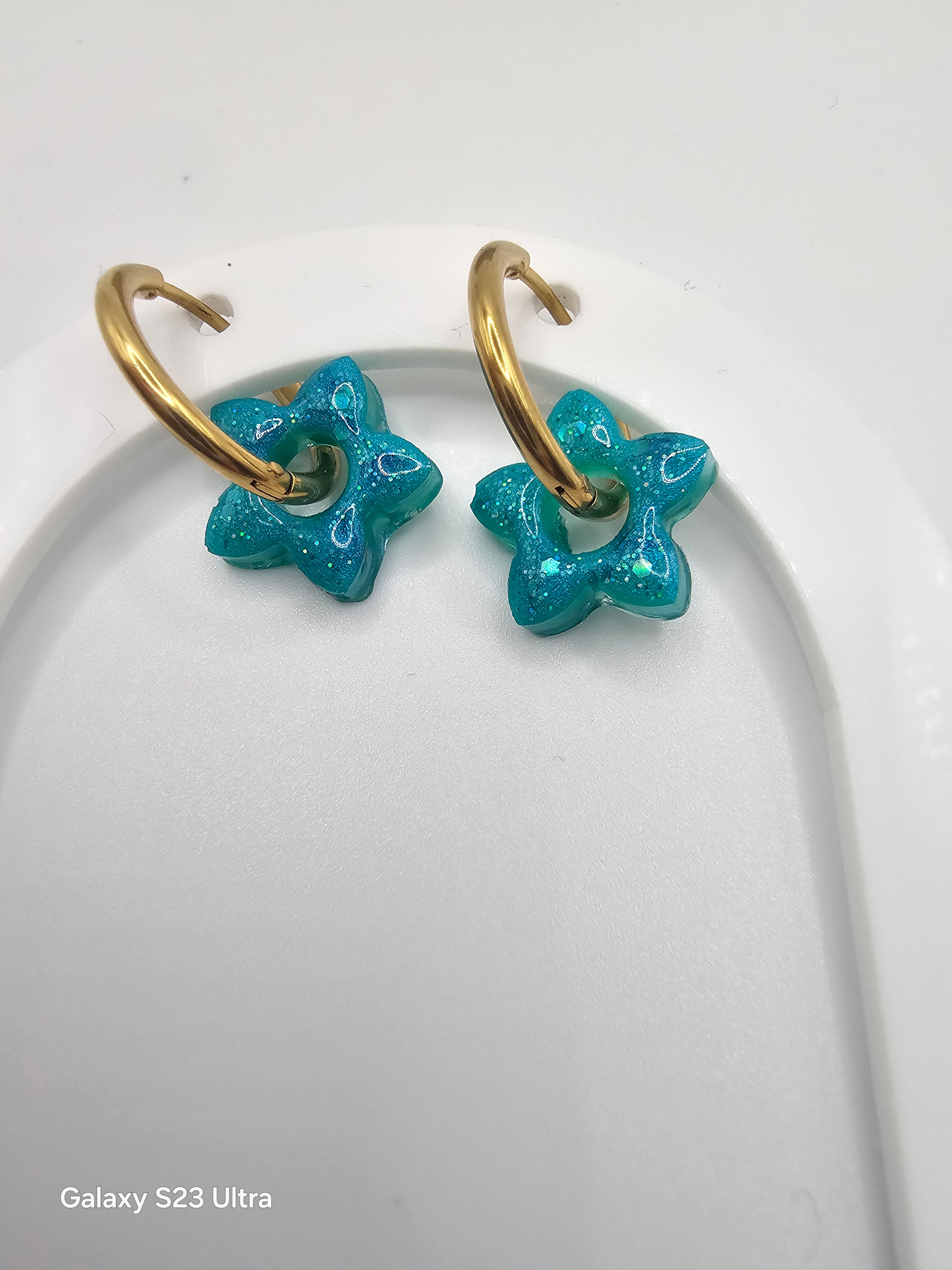 Etoile - turquoise holographique