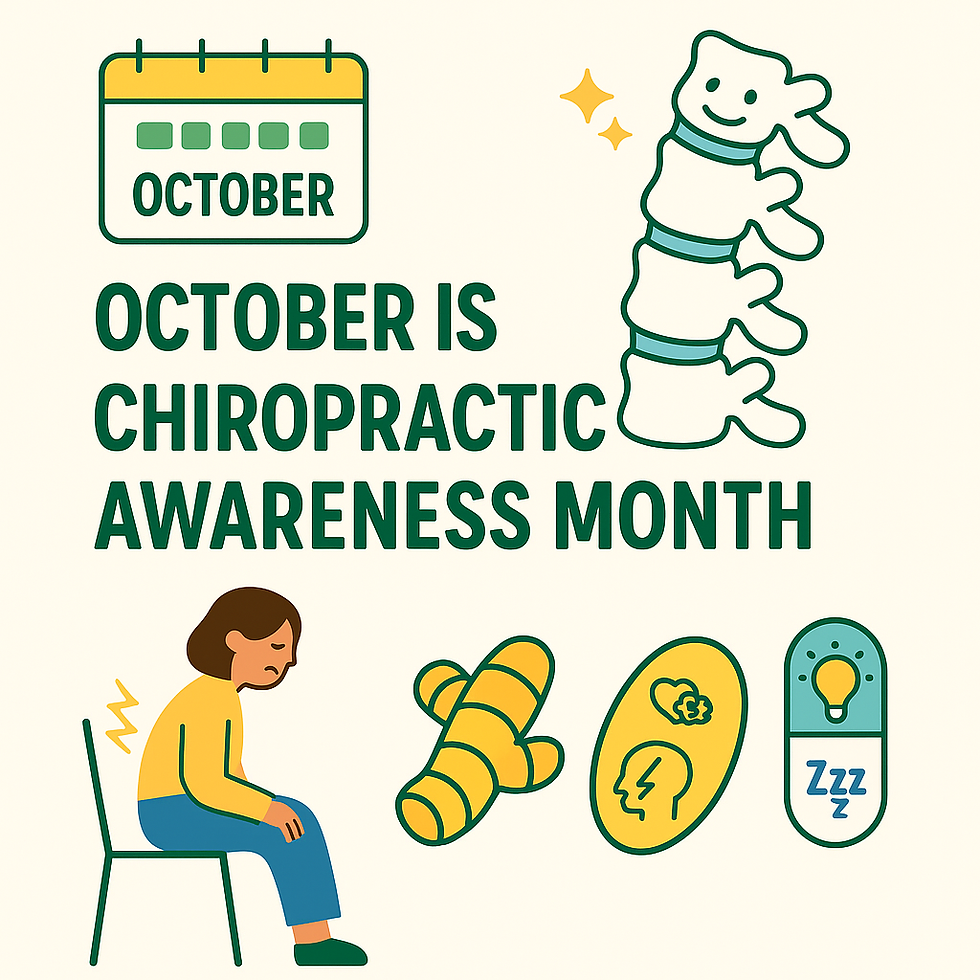 October is Chiropractic Awareness Month: Busting Myths & Building Better Health