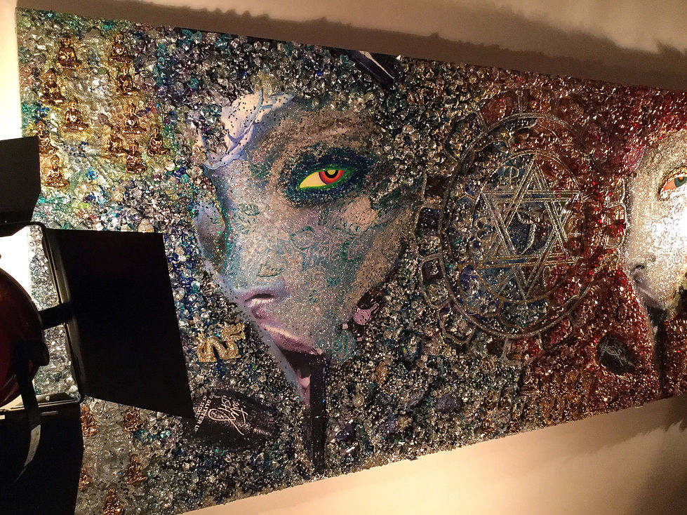 Painting-Inner Shangri-La by Ive Sunvehdon, Art, Beauty, Spiritualism