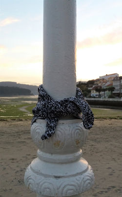 A Breton gwenn-ha-du, in Cedeira, Galicia