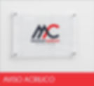 AVISO EN ACRILICO