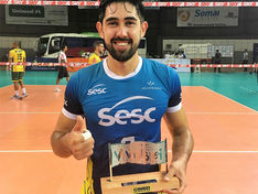 Sesc RJ vence sua sétima partida consecutiva contra o Montes Claros Vôlei