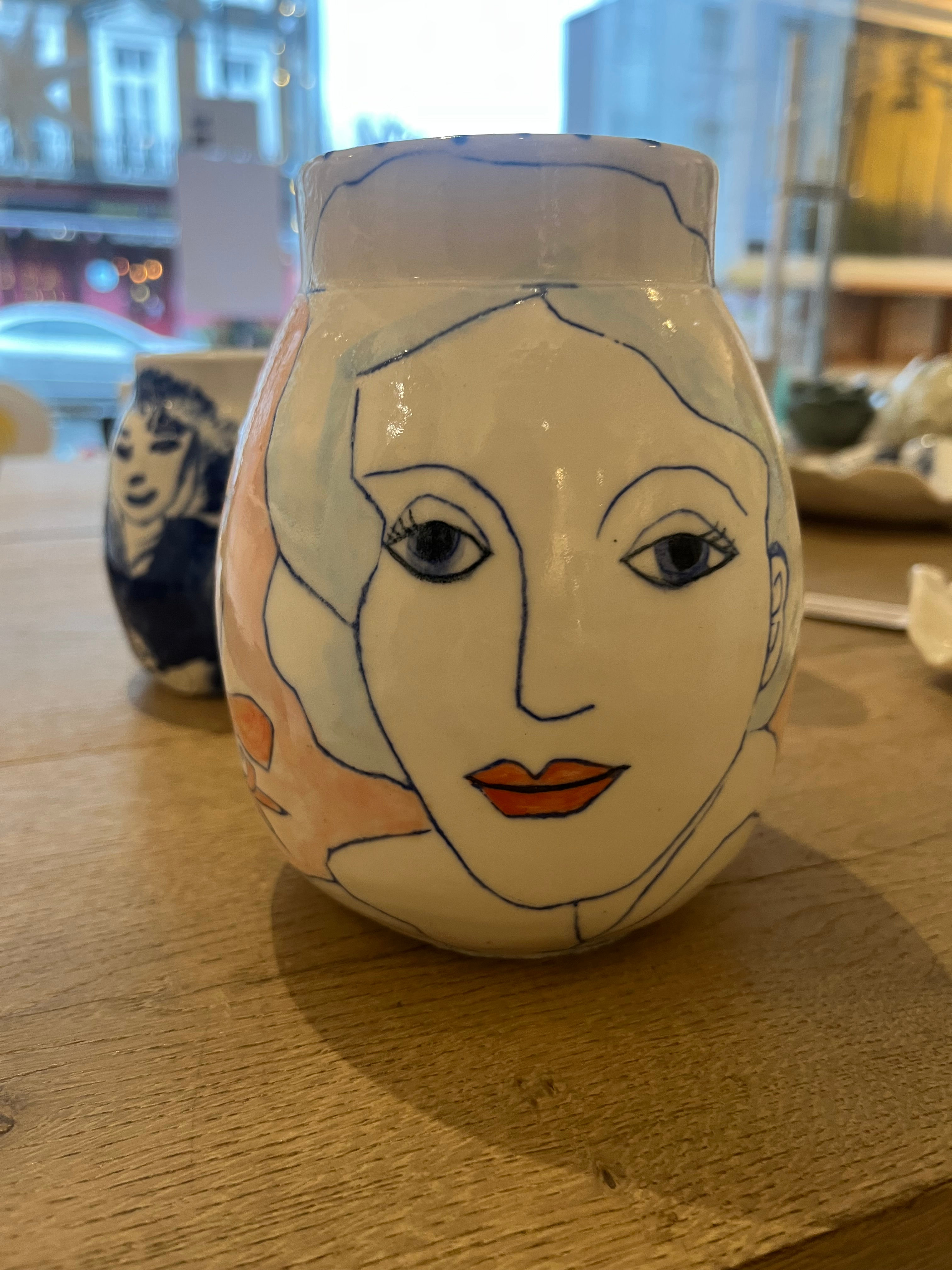 Porcelain bud vase