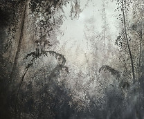 LAF Overgrown hidden rather than lost, ink on watercolour paper, 100x140cm FRAME.jpeg