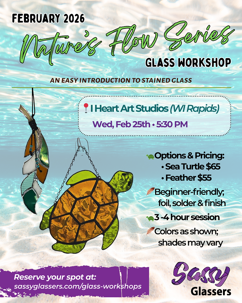 Stained Glass with Sassy Glassers