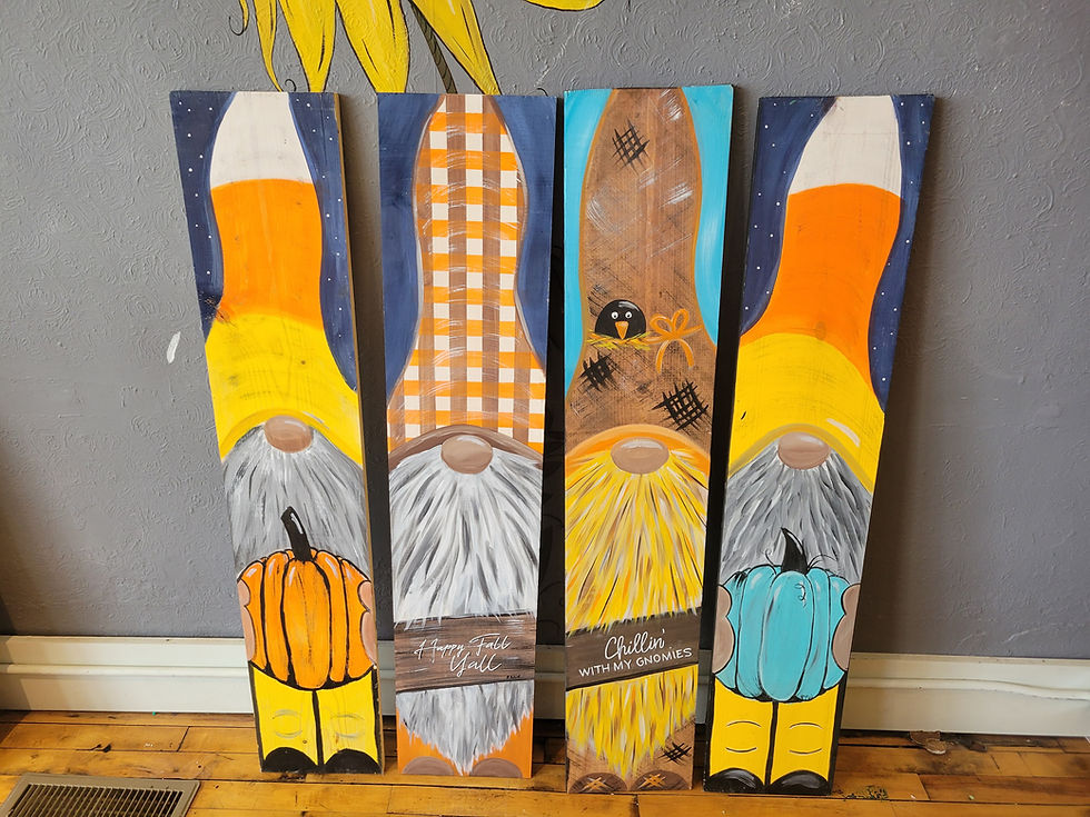 Porch Sign - Fall Gnome