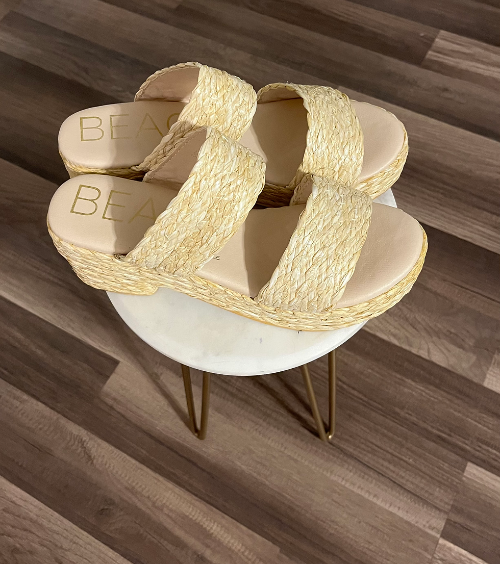 Thumbnail: Natural Ocean Ave Heeled Sandal