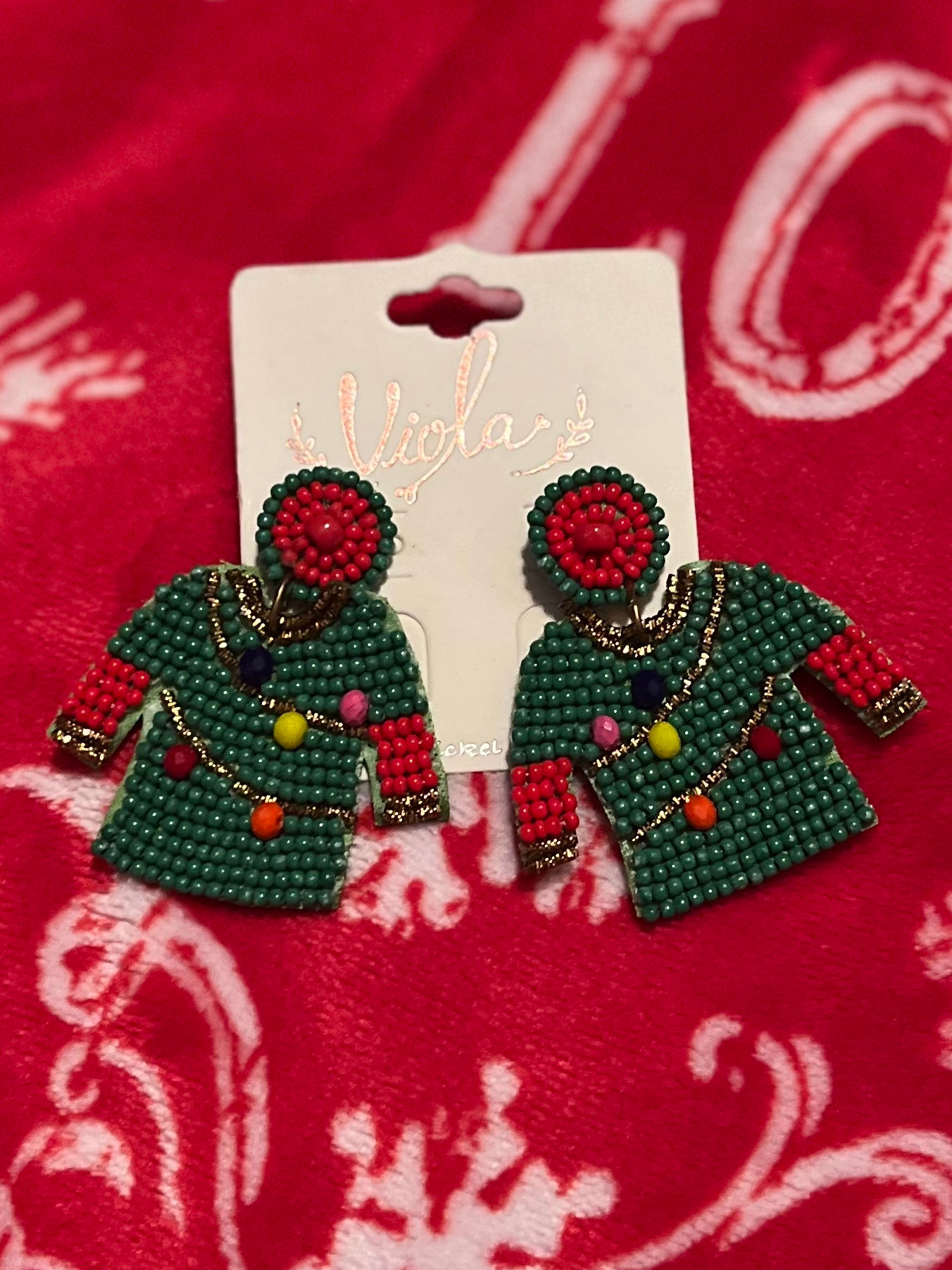 Christmas Sweater Earrings