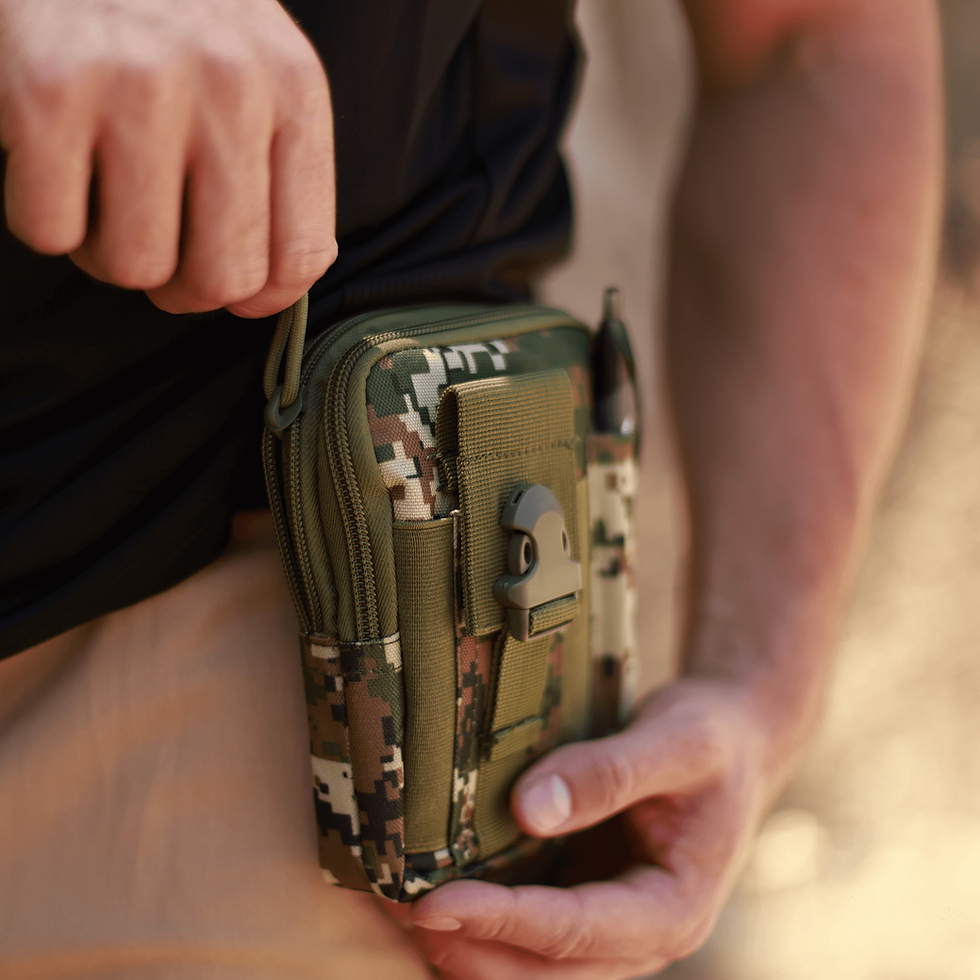 Thumbnail: Tactical MOLLE Pouch & Waist Bag for Hiking & Outdoor Activities